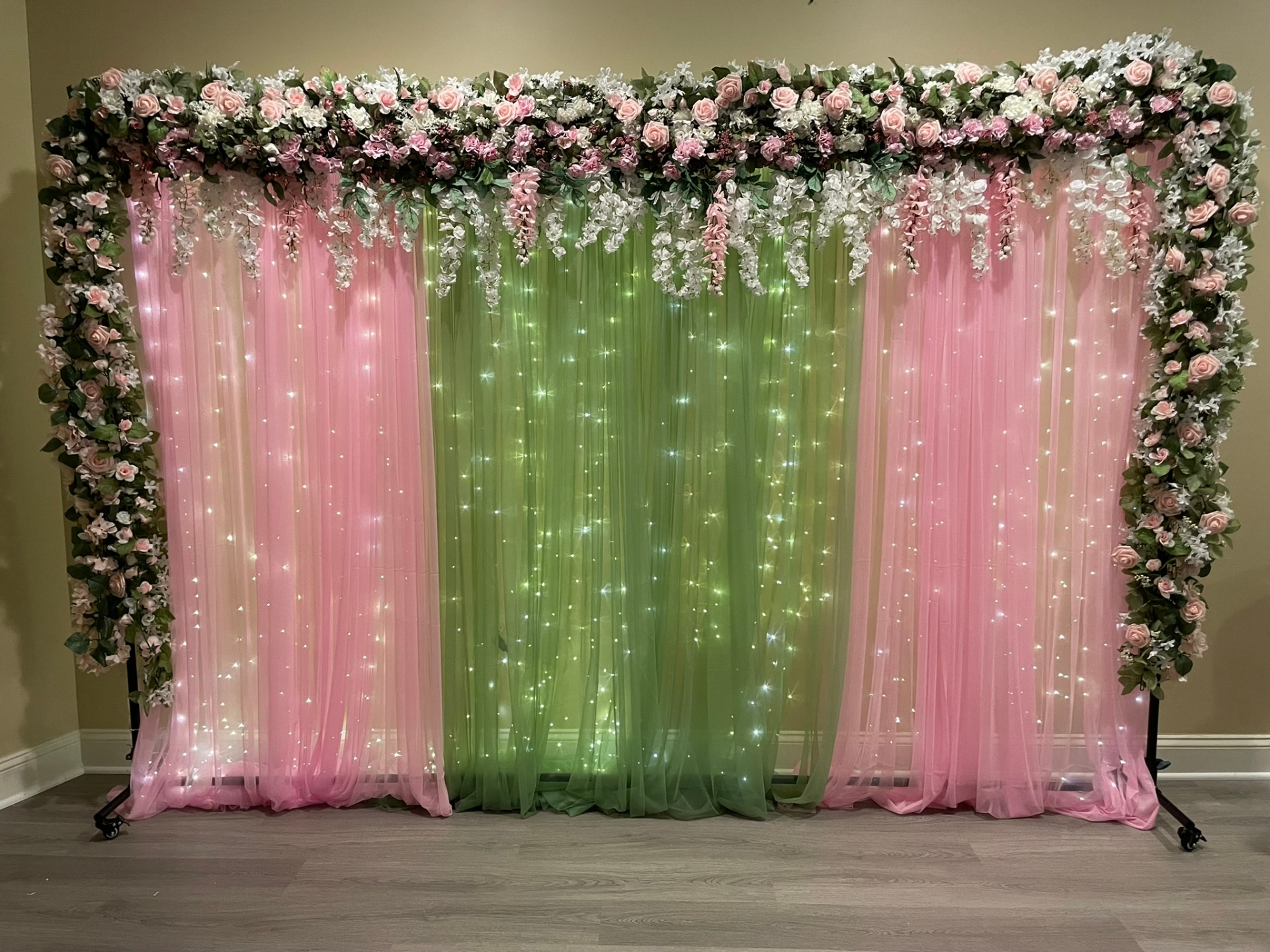 Floral backdrop